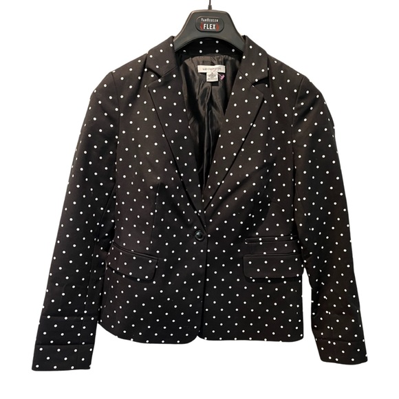 Liz Claiborne polka dot jacket. - Picture 1 of 5